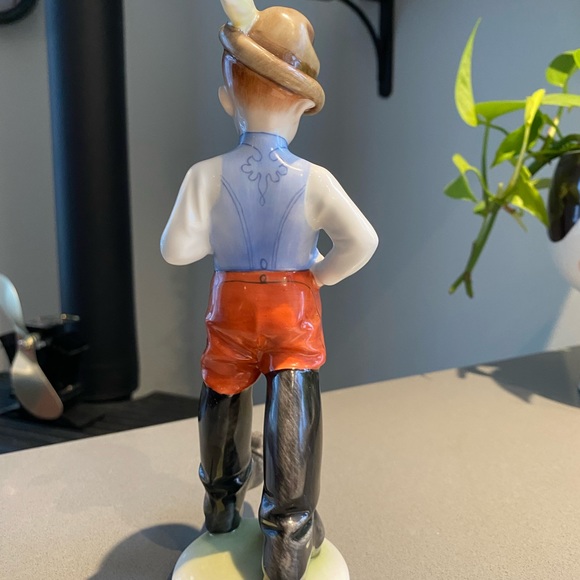 Herend porcelain figurine made in Hungary, Boy in Big Boots - Picture 4 of 6